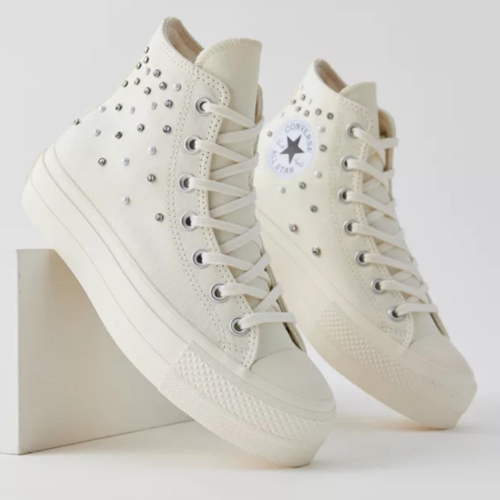 New Converse All Star Rhinestone Pearl Sneakers